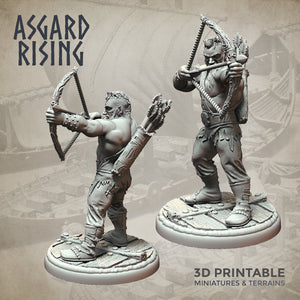 Viking Archers Set  - Asgard Rising Miniatures - Wargaming D&D DnD