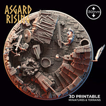 Load image into Gallery viewer, Riddle of Steel Diorama - Asgard Rising - Wargaming D&amp;D DnD