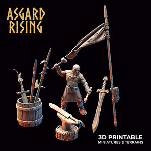 Riddle of Steel Diorama - Asgard Rising - Wargaming D&D DnD