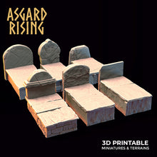 Load image into Gallery viewer, Sarcophagus Set - Asgard Rising - Wargaming D&amp;D DnD