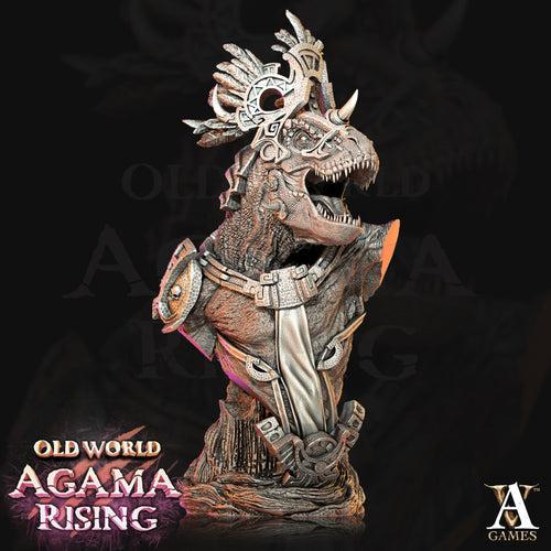 Blessed Claw Of Ziskal - Bust - Old World: Agama Rising - Archvillain Games - Wargaming D&D DnD